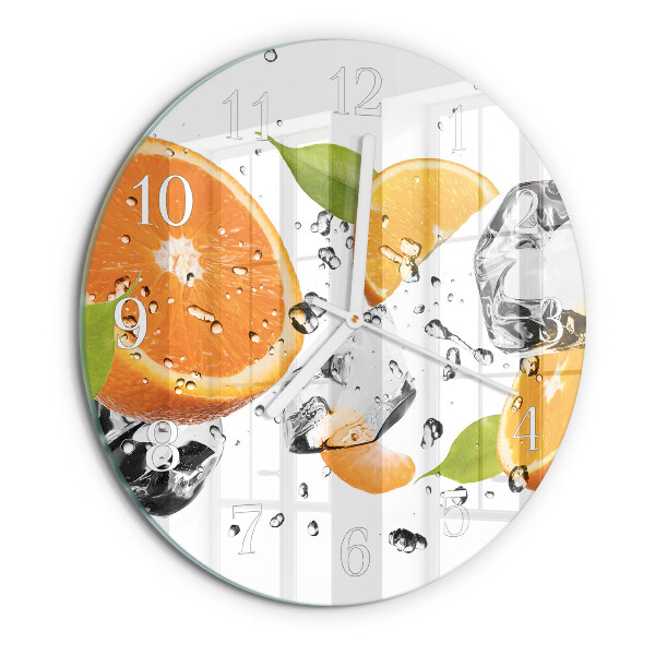 Reloj de pared redondo Naranjas