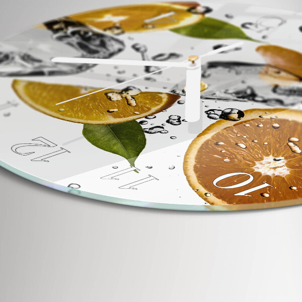 Reloj de pared redondo Naranjas