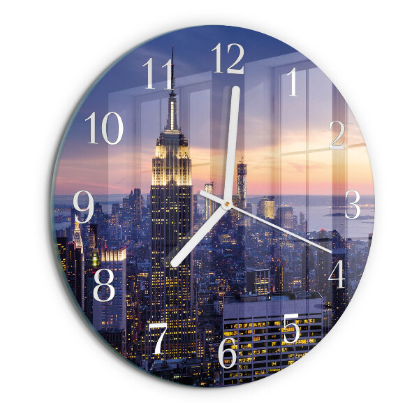 Reloj de pared redondo Ciudad