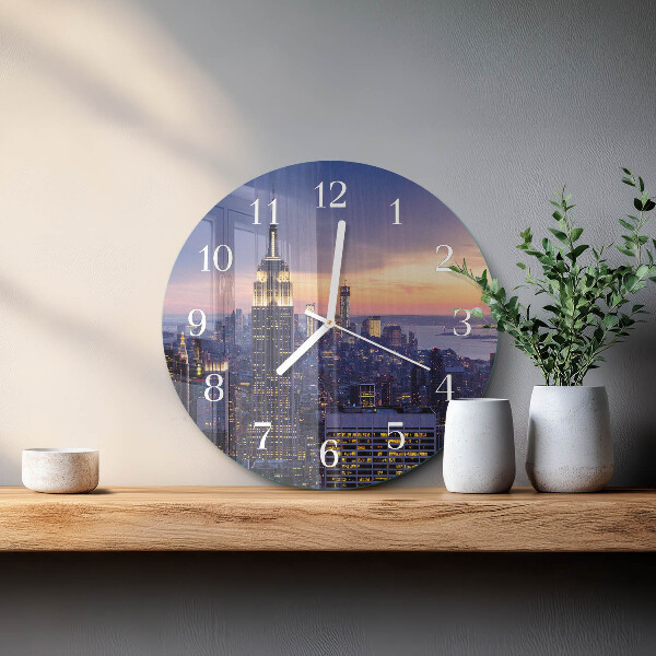 Reloj de pared redondo Ciudad