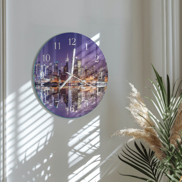 Reloj de pared redondo Ciudad