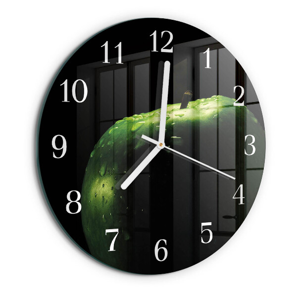 Reloj de pared redondo Manzana