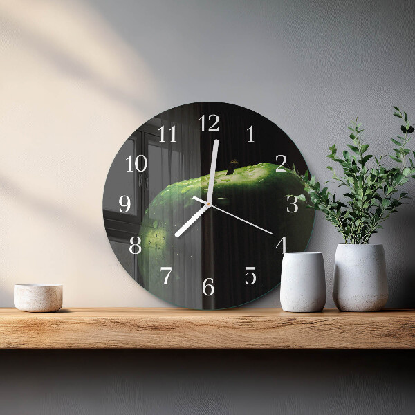 Reloj de pared redondo Manzana