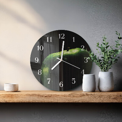 Reloj de pared redondo Manzana