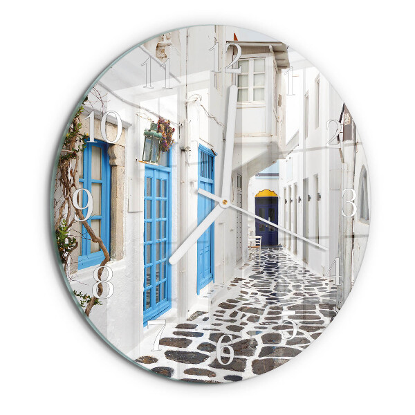 Reloj de pared redondo Santorini