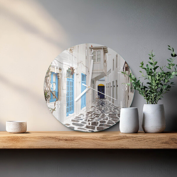 Reloj de pared redondo Santorini