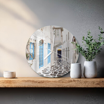 Reloj de pared redondo Santorini