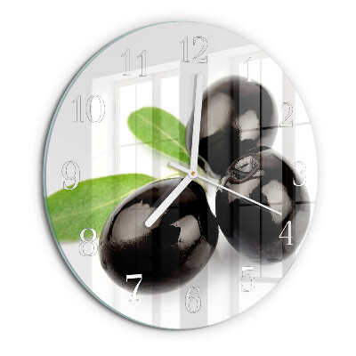 Reloj de pared redondo Aceitunas