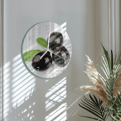 Reloj de pared redondo Aceitunas