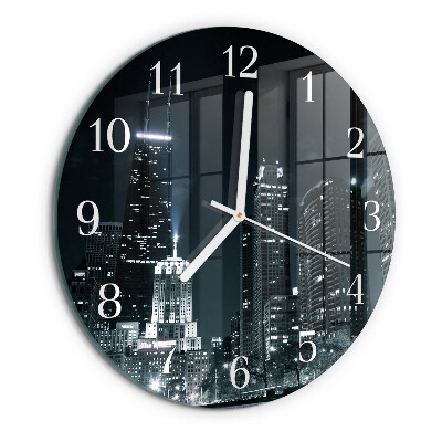 Reloj de pared redondo Ciudad