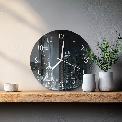 Reloj de pared redondo Ciudad
