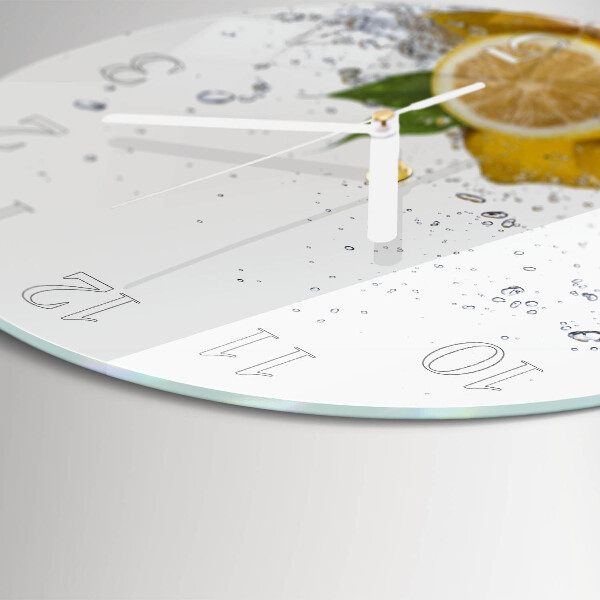 Reloj de pared redondo Limones
