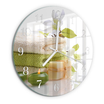 Reloj de pared redondo Jabón de spa