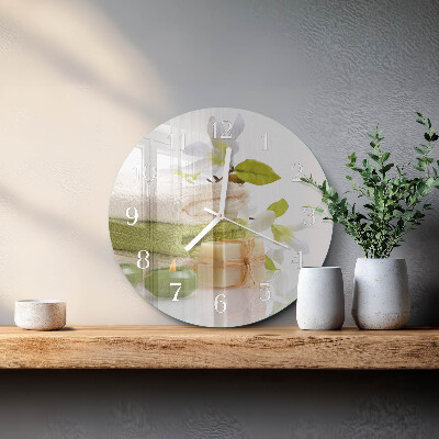 Reloj de pared redondo Jabón de spa