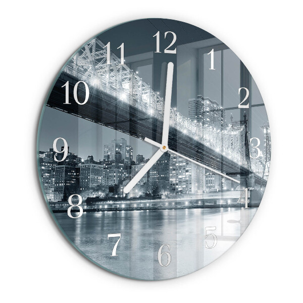 Reloj de pared redondo Puente
