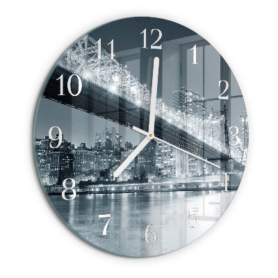 Reloj de pared redondo Puente