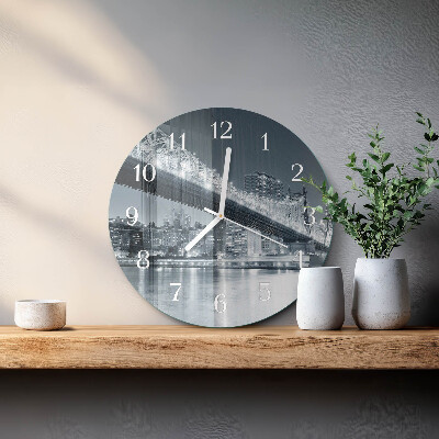 Reloj de pared redondo Puente