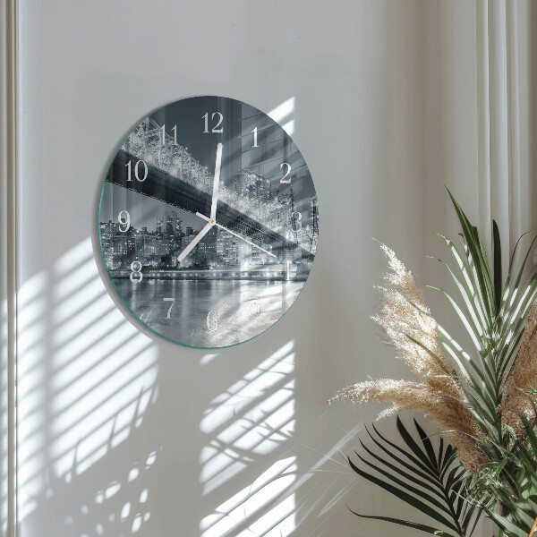 Reloj de pared redondo Puente