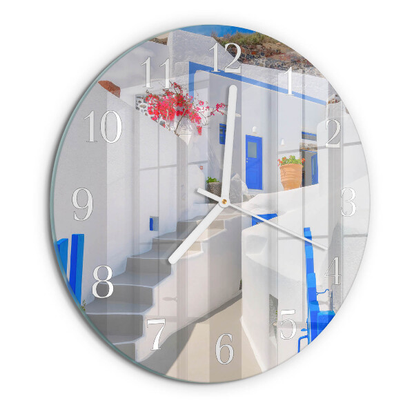 Reloj de pared redondo Santorini