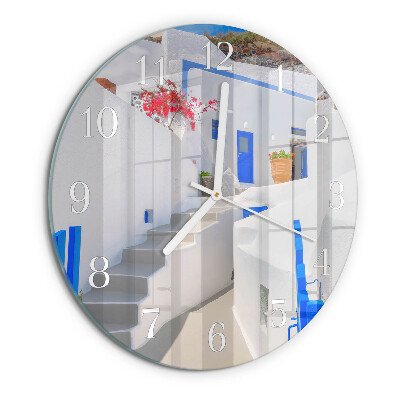 Reloj de pared redondo Santorini