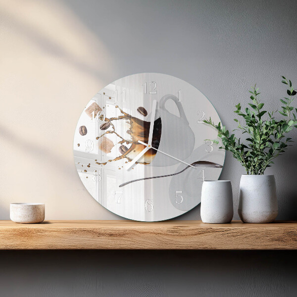 Reloj de pared redondo Taza