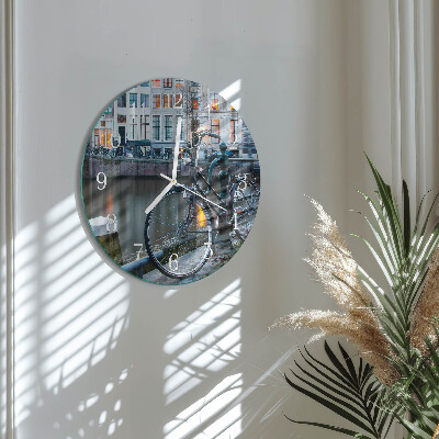 Reloj de pared redondo Bicicleta