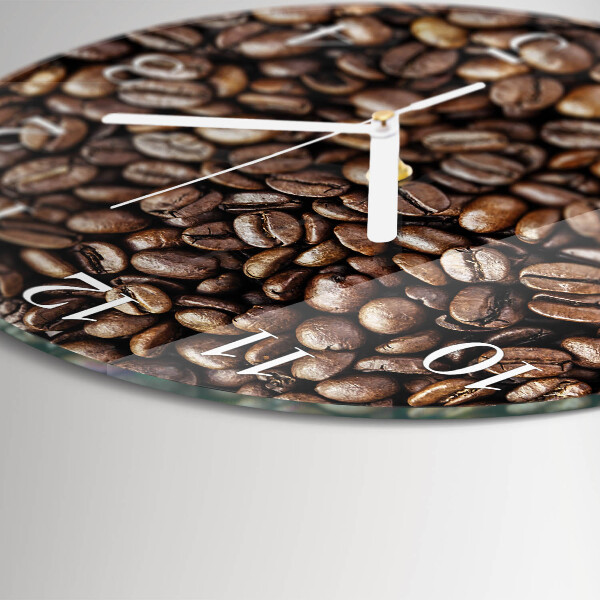 Reloj de pared redondo Granos de café