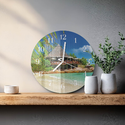 Reloj de pared redondo Isla