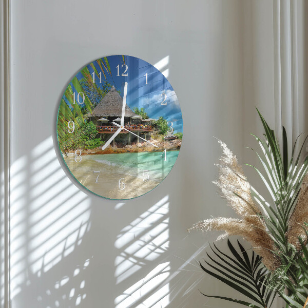Reloj de pared redondo Isla