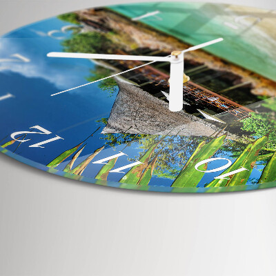 Reloj de pared redondo Isla