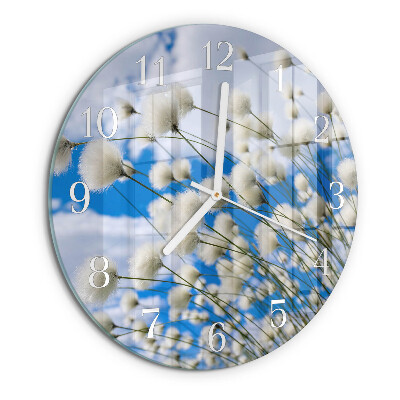 Reloj de pared redondo Algodón