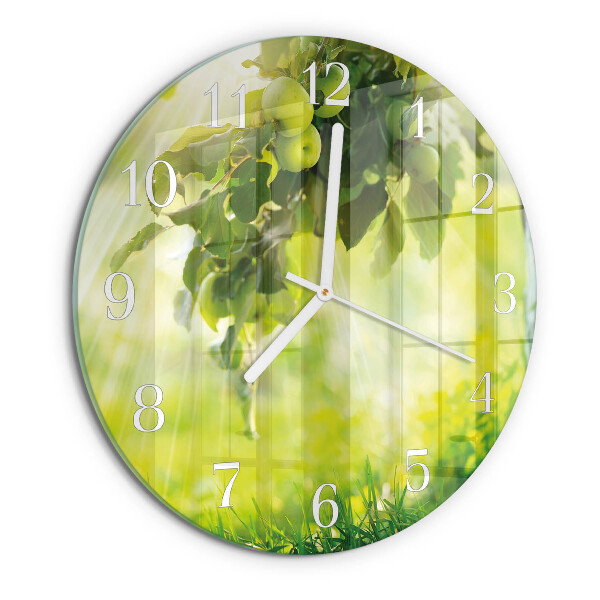 Reloj de pared redondo Manzano