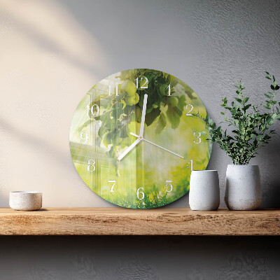 Reloj de pared redondo Manzano