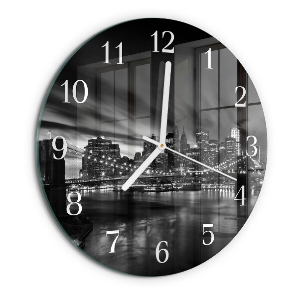 Reloj de pared redondo Ciudad