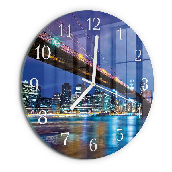 Reloj de pared redondo Puente