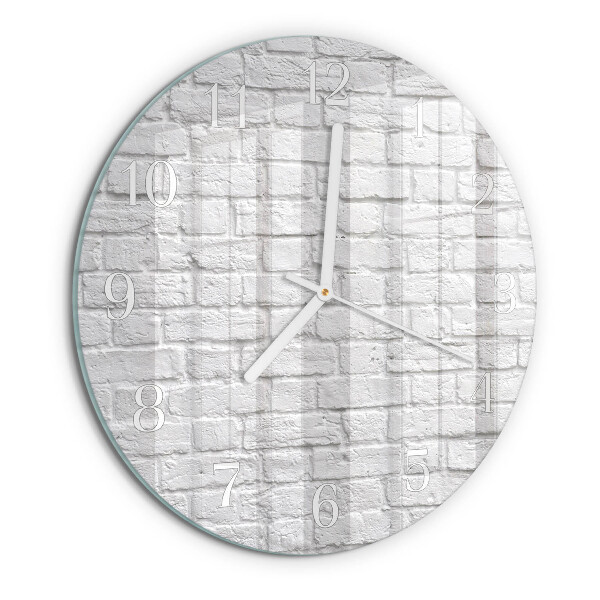 Reloj de pared redondo Ladrillo