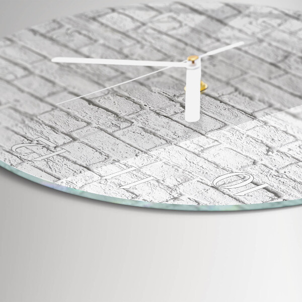 Reloj de pared redondo Ladrillo