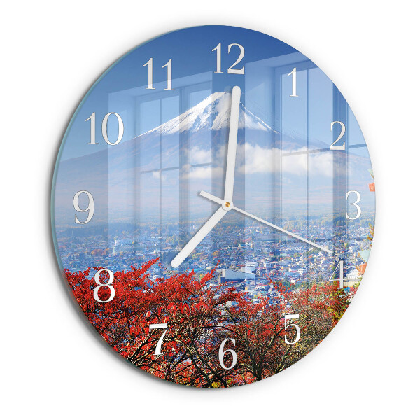 Reloj de pared redondo Montaña