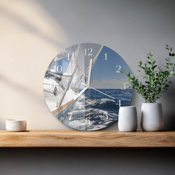 Reloj de pared redondo Yate