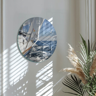 Reloj de pared redondo Yate