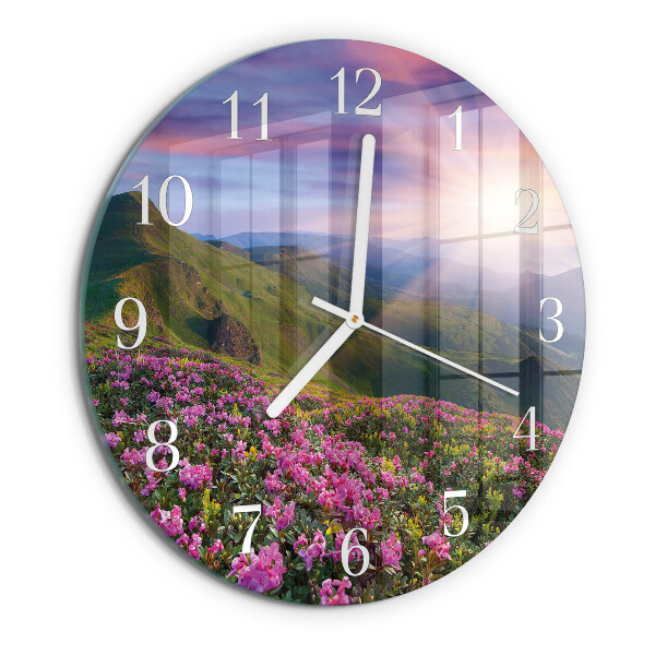 Reloj de pared redondo Paisaje