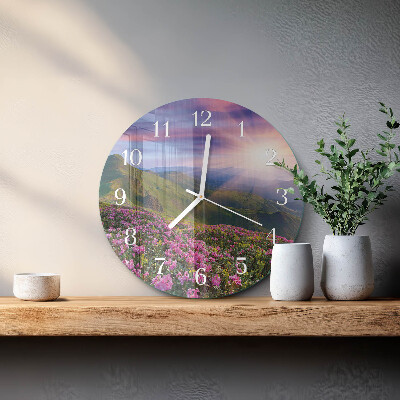 Reloj de pared redondo Paisaje