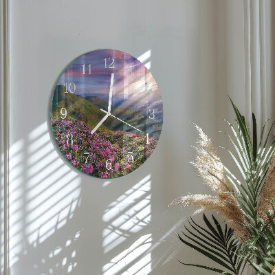 Reloj de pared redondo Paisaje
