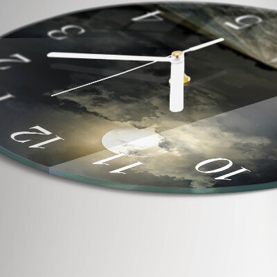 Reloj de pared redondo Camino de la Luna