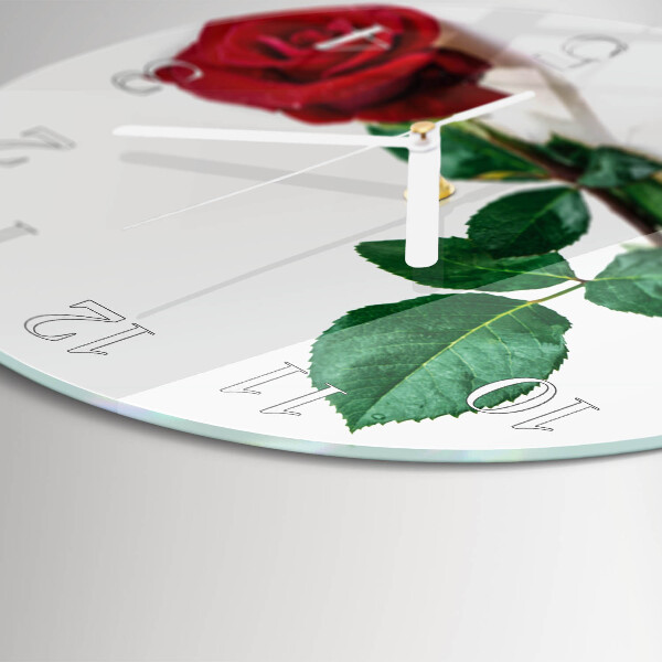 Reloj de pared redondo Rosa