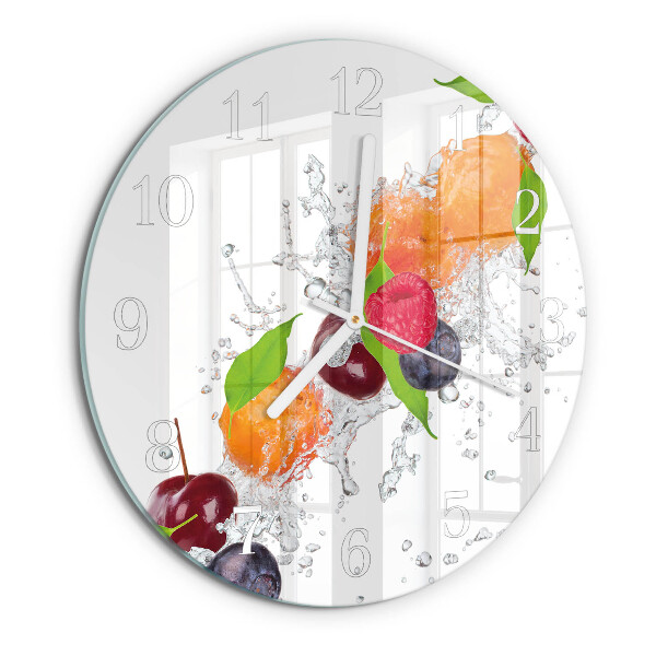 Reloj de pared redondo Fruta