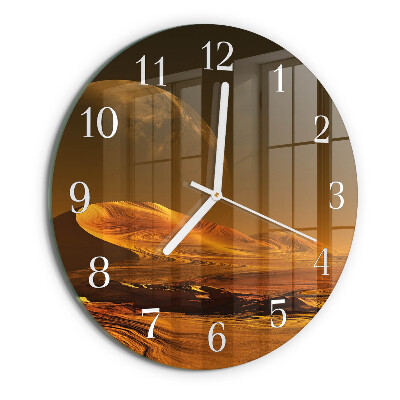 Reloj de pared redondo Desierto