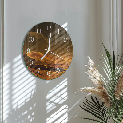 Reloj de pared redondo Desierto