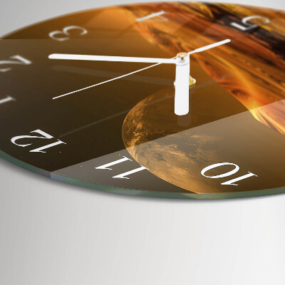Reloj de pared redondo Desierto