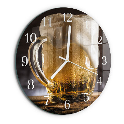 Reloj de pared redondo Cerveza